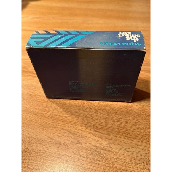 NOS Vintage Aqua Velva Smart Set Gift Cologne After Shave Ice Blue 1.75 OZ - Picture 6 of 8